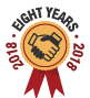 Badge of honor for supporting Codeforces on its 8th anniversary