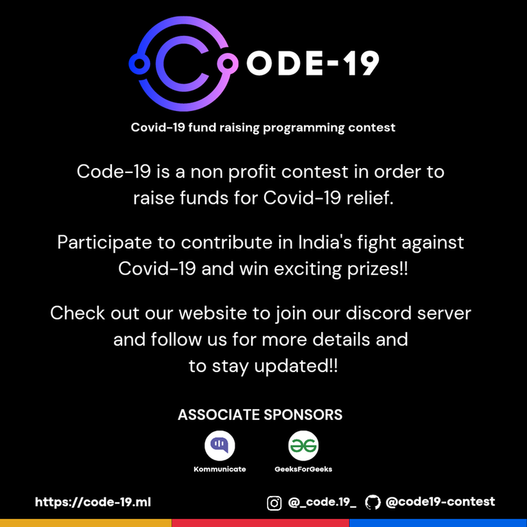 Code-19 contest details