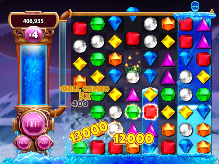 bejeweled game screenshot